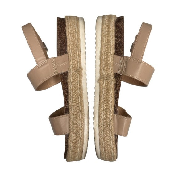 Madden Girl Tan Espadrille Strap Sandals – Size 9 - Picture 4 of 8
